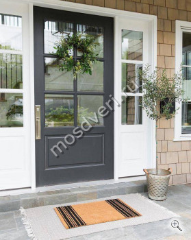 Входная стеклянная дверь для дачи серая МТД-3434 - купить от производителя Мосдвери Входная стеклянная дверь для дачи серая МТД-3434